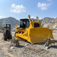 Bulldozer lourd de 54 tonnes avec moteur de 460 CV pour projets miniers, bulldozer sur chenilles avec grande lame, machine de terrassement