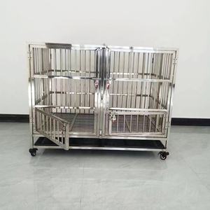 Nhà Máy Bán Hàng Trực Tiếp Kích Thước Trung Bình <span class=keywords><strong>Dog</strong></span> Kennel 108X70X90Cm Thép Không Gỉ <span class=keywords><strong>Dog</strong></span> Kennel Gấp Con Chó Kennel - Product Image 2
