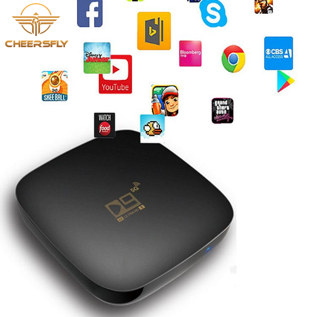 Factory Price Tv Box  D9 2.4G  WiFi   Android 10 Smart Tv Box Amlogic S905L 4k Set-top Box