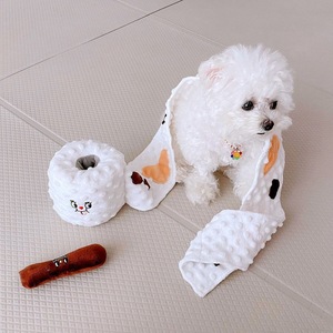 Juguete Interactivo para Perros: Cubo de Papel para Olfatear y Recoger Excrementos, Peluche Sostenible con Sonido para Mascotas - Product Image 4