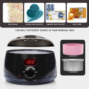 Olla Calentadora de Cera Eléctrica de Metal Lifestance con Calentador de Cera Depilatoria, Enchufe JP para Depilación Corporal y Facial - Product Image 4