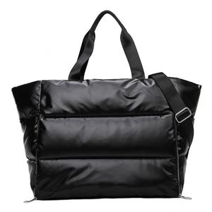 Bolsa de Gimnasio Unisex de Gran Capacidad con Separación para Ropa Seca y Mojada, Bolsa Deportiva Multifuncional con Cierre y Asa Extensible para Viajes Cortos - Product Image 4