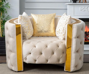 Chất Lượng Cao Modular Sofa Đặt Bán Hàng Nóng Nhung Nút Vải Cắt Sofa Phòng Khách Sạn Đồ Nội Thất Cong 1 + 2 + 3 Chỗ Ngồi Sofa - Product Image 3