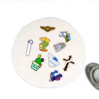 Épingles en émail métallique personnalisées, badges en émail dur pour les cadeaux de vacances, Noël, la fête nationale et les souvenirs d'événements