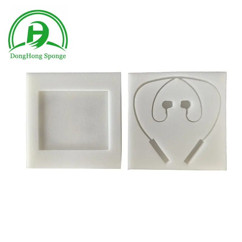 Verpackung Schwammschwamm-Schaumstoffe inlage für Kopfhörer box Kunden spezifischer Schwammschutz-Verpackungs schaum
