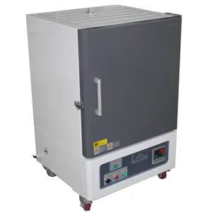 1200 1400 1700c high temperature pid micro digital screen controller ceramic fiber heating chamber muffle furnace