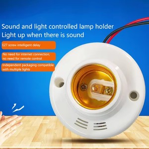 E27 cơ sở PIR phát hiện chuyển động đèn tường chủ ổ cắm <span class=keywords><strong>LED</strong></span> AC 220V tự động cơ thể con người hồng ngoại PIR cảm biến bóng đèn ánh sáng - Product Image 4