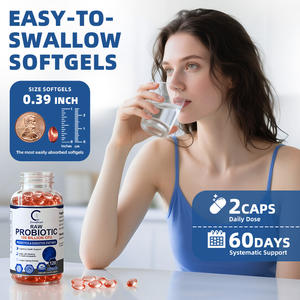 Capsules de probiotiques aux enzymes organiques 100 milliards d'UFC, digestion des nutriments, santé intestinale, flacon de 120 comprimés pour adultes - Product Image 6