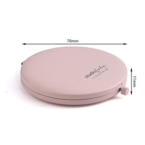 กระจกพับโลหะสีชมพูพิมพ์ลายซิลค์สกรีนทรงกลมแฟชั่น - Product Image 4