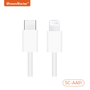 Câble USB-C tressé en nylon PD pour téléphone portable, 130 brins, longueurs <span class=keywords><strong>2m</strong></span> et 3m, charge haute vitesse - Product Image 1