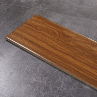 Escalier en céramique en porcelaine émaillée 150x800mm carreaux de sol en bois