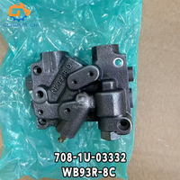 Ensemble de vanne de régulation de pompe hydraulique 708-1U-03332 pour chargeuse-pelleteuse WB93R8, pièces de rechange hydrauliques