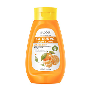 SADOER Scrub Corpo Esfoliante Illuminante al Citrus VC 430g - Rimozione 98% delle Cellule Morte, Luminosità con Niacinamide, Sbiancamento Completo del Corpo - Product Image 5