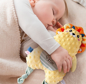 Manta <span class=keywords><strong>de</strong></span> Seguridad Suave para Bebés con Mordedor - Manta <span class=keywords><strong>de</strong></span> Peluche para Calmar el <span class=keywords><strong>Sueño</strong></span> y la Dentición - Product Image 1