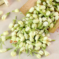 Fleurs de jasmin séchées non soufrées en vrac, fleurs de jasmin comestibles de qualité supérieure pour tisanes mélangées, vente en gros, OEM, marque privée