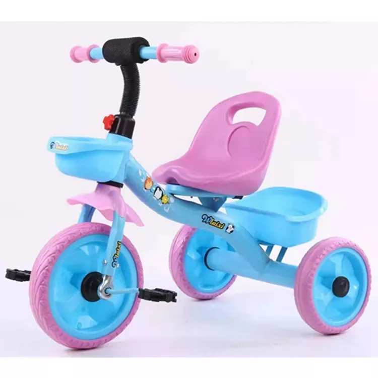 New fashion baby tricycle steel kids tricycle with music/plastic tricycle for kids 1-6 years/cheap baby mini tricycle
