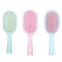 Brosses à cheveux massantes douces pour usage domestique, brosse à cheveux massante pour la tête, peigne à cheveux à long manche pour le coiffage
