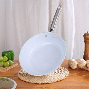 Cocina de inducción de llama abierta con tapa antiadherente de salud blanca <span class=keywords><strong>Universal</strong></span> para uso en cocina de Gas/eléctrica Woks incluidos - Product Image 3