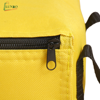 Sac isotherme pliable personnalisé en tissu Oxford 420D, petit sac rectangulaire thermique pour la livraison de repas pour enfants