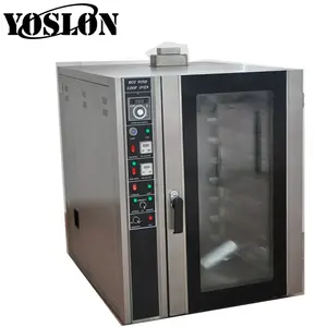 Yoslon Industriële Automatische, Tafel Top Pizza Bakkerij Gas Convectie Oven Met Stoom Prijs/