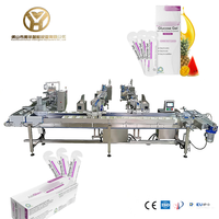 Ligne de machine de comptage, tri et emballage entièrement automatique YH pour sachets multiples de poudres, liquides et granulés en boîte/carton