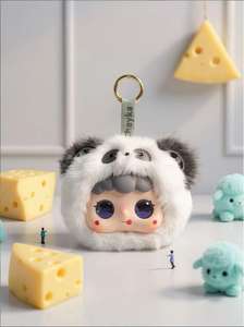 Jouet en peluche intelligent et créatif Rongnuo, tête de lapin, IA, jouet en peluche panda blanc, <span class=keywords><strong>accessoire</strong></span> pendentif, jouet IA - Product Image 2