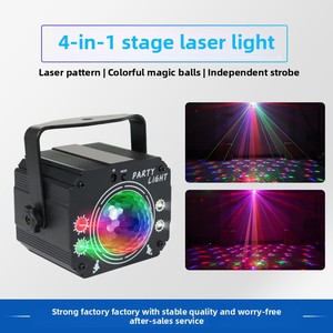 Đầy Màu sắc <span class=keywords><strong>Disco</strong></span> <span class=keywords><strong>LED</strong></span> bóng ma thuật âm thanh & ánh sáng kiểm soát Strobe mô hình chiếu ánh sáng sân khấu cho DJ Bar Phụ Kiện Loa - Product Image 3