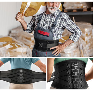 Biểu Tượng Tùy Chỉnh Màu Đen Màu Grey Phòng Tập Thể Dục Thể Thao Eo Hỗ Trợ Vành Đai Mạnh Mẽ Đôi Tráng Kéo Ban Nhạc Đàn Hồi Có Thể Điều Chỉnh Dây Đeo Bảo Vệ Linh Hoạt - Product Image 6