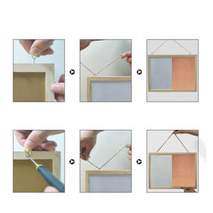 Accueil Message Note Tableau mural en liège Tableau blanc simple face pour dortoir avec cadre en <span class=keywords><strong>bois</strong></span> Tableaux d'affichage - Product Image 6