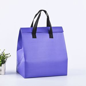 Sacs de courses personnalisés en tissu non tissé avec poignées, capacité 15L/20L/30L, isolation thermique et motif lettres - Product Image 3