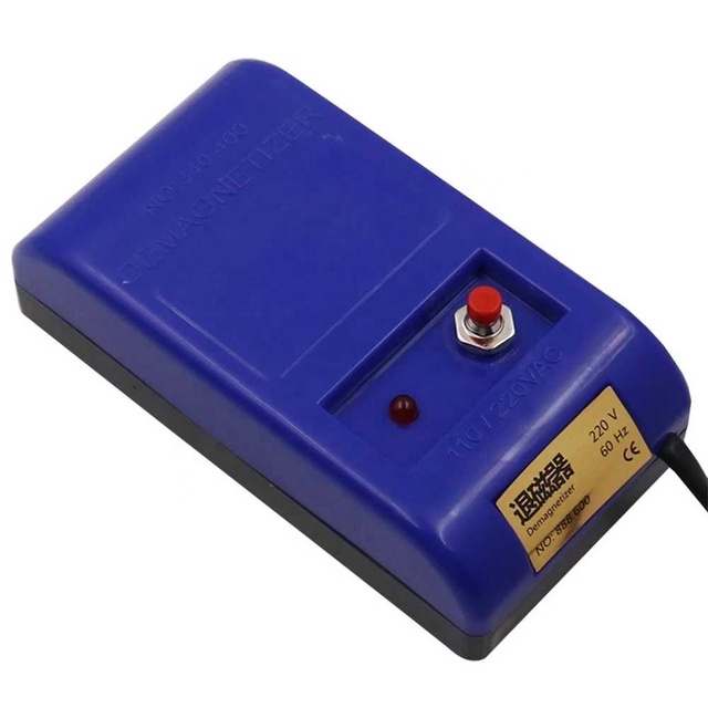 Industrial Grade Watch Demagnetizer Repair Screwdriver Tweezers Electrical Professional Quick Degaussing Device