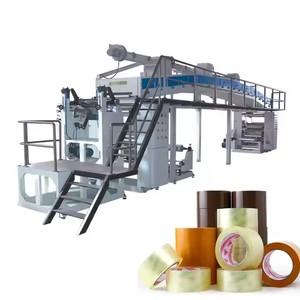 Machine de revêtement automatique électrique personnalisée pour ruban adhésif, PLC, 5 moteurs, 9 zones, chauffage à l'huile, pour film et papier Anilox Comma - Product Image 1