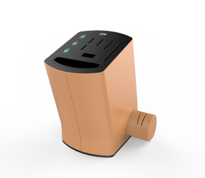 Prix usine longue durée de vie conception Offre Spéciale couteaux de cuisine allemands bloc <span class=keywords><strong>Chef</strong></span> ensemble Style japonais boîte à couteaux personnalisée avec aiguiseur - Product Image 3