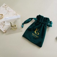 Petit sac en plastique PVC personnalisé pour bijoux, sac à fermeture éclair réutilisable pour emballage de bijoux givré