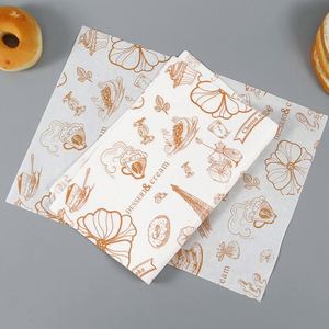 Papel de Embalaje para Alimentos de Alta Calidad, Impreso Personalizado, Papel Kraft para Envolver Hamburguesas y Sándwiches, Resistente a la Grasa - Product Image 1