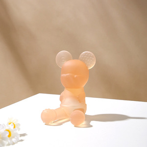 Bebé de grado alimenticio de silicona Bite Fun Creative Cartoon Ringing Teeth Grinding Rod - Product Image 5