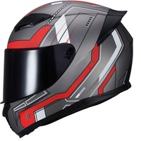 Casques demi-coques et intégraux personnalisables avec logo et couleurs, visière solaire et boucle à dégagement rapide