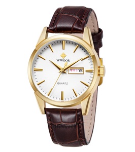 Nouvelle montre classique pour homme avec bracelet en cuir, montre sport étanche à quartz, montre-bracelet analogique décontractée pour affaires - Product Image 2