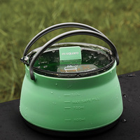 Bouilloire pliable en Silicone, ustensiles de cuisine portables pour pique-nique en plein air Camping voyage