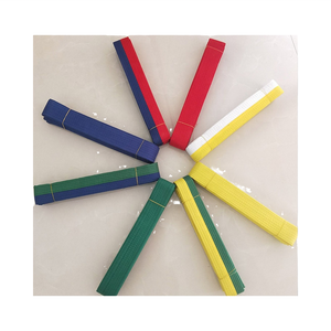 เสื้อเทควันโดมูโต้ ผ้าโพลีคอตตอน ปักโลโก้สีตามสั่ง สวมใส่สบาย ระบายอากาศได้ดี น้ำหนักเบา สำหรับศิลปะการต่อสู้ สีแดงดำแบบครึ่งตัว (สีปูม) - Product Image 5