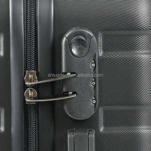 Valise ABS fantaisie personnalisée 3 pièces de haute qualité en gros d'usine ensemble de bagages 20/24/28 pouces Style classique Spinner - Product Image 4