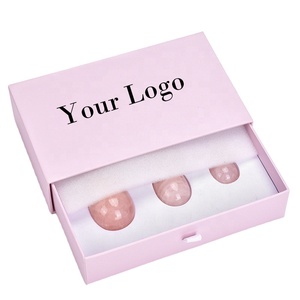 Natural Quartzo Rosa Yoni Vagina Aperte Kegel Bolas Grande Médio Pequeno 3 Tamanhos Cristal S para As Mulheres Conjunto - Product Image 4