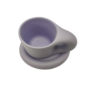 Ceramic Manufacturer New Arrival 10.oz Fat <b>Mug</b> Cute Chubby Cups Couple <b>Coffee</b> <b>Mug</b> and Saucer Ceramic Water Cup Tea <b>Sets</b> - Product Image 4