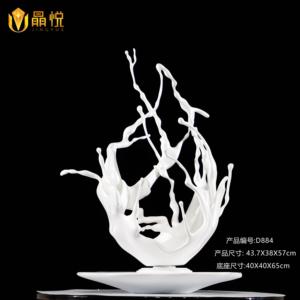 JingYue Grandes sculptures cinétiques imprimées en <span class=keywords><strong>3D</strong></span> personnalisées <span class=keywords><strong>Plan</strong></span> d'art abstrait <span class=keywords><strong>de</strong></span> statues célèbres en résine durable - Product Image 2