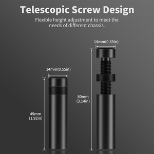 <span class=keywords><strong>Support</strong></span> de <span class=keywords><strong>carte</strong></span> <span class=keywords><strong>graphique</strong></span> en aluminium <span class=keywords><strong>UpHere</strong></span> 49 mm, compatible avec la <span class=keywords><strong>carte</strong></span> <span class=keywords><strong>graphique</strong></span> RTX 4090 - Product Image 2