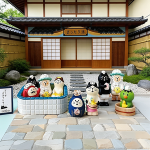 Série de décorations mignonnes de style japonais pour table, idéales comme cadeaux quotidiens pour la maison, la décoration de bureau, ou comme accessoires de photographie. - Product Image 4