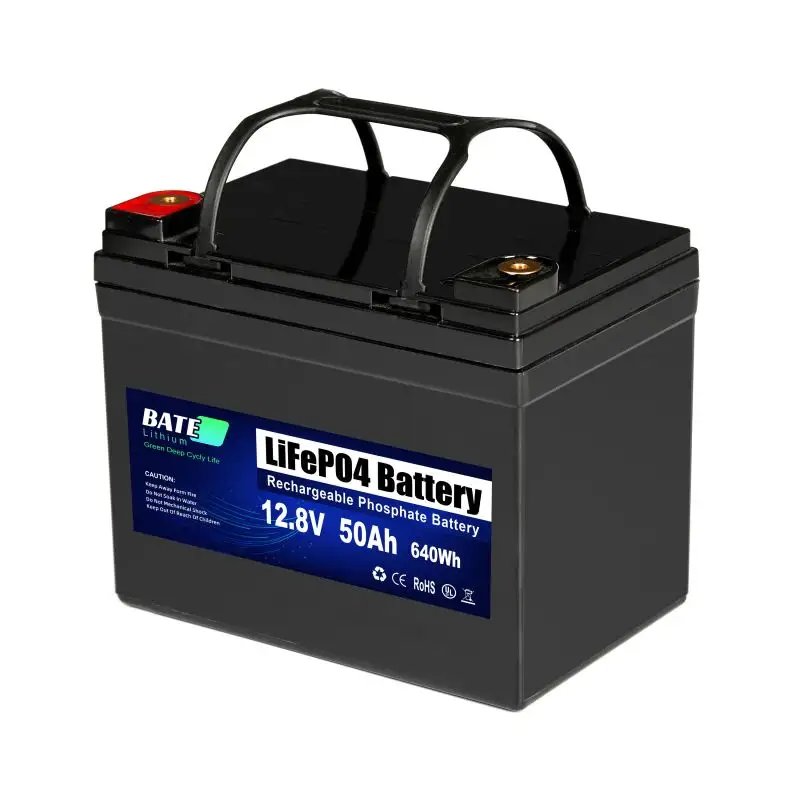 Customize 12v 50ah 6000 Times Deep Cycle Golf Cart Lithium Ion Phosphate Battery Pack 12V 50Ah Grade A Lifepo4 Battery