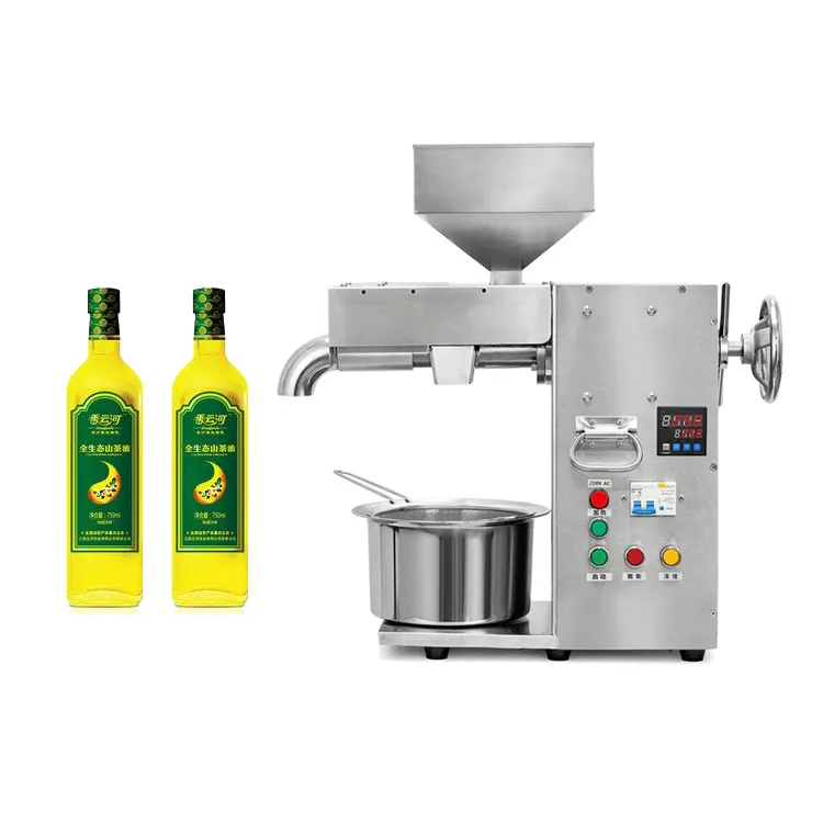 Commercial Automatic Wheels Type Sesame Sunflower Seeds Peanut Oil Press Machine