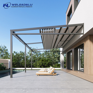 Pergola Pieghevole in Alluminio con Tetto Retrattile Motorizzato e Telecomando, Moderna e Resistente per Giardino, Prezzo all'Ingrosso di Fabbrica - Product Image 6