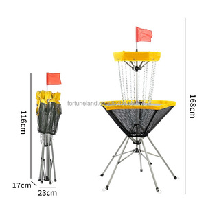 Cesto Portatile Leggero per Allenamento Disc Golf Unisex, Stile Sportivo in Metallo e Silicone per Giocatori Maschi e Femmine - Product Image 4